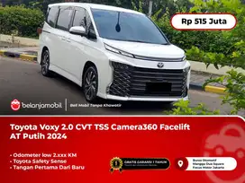 [ LOW KM 2RB ] Toyota Voxy 2.0 CVT TSS Camera360 AT Putih 2024/2025