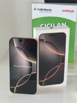 IPHONE 16 PROMAX DESERT TITANIUM READY DI ERAFONE BANJARBARU