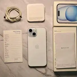iPhone 15 128GB iBox Likenew fullset bh 100% garansi aktif Maret 2026