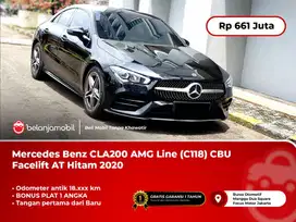 [KM 18RB] Mercedes Benz Mercy CLA200 CLA 200 AMG Line AT Hitam 2020