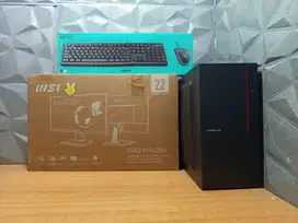 PC Fullset Admin Office Intel i3 3240 8GB/128GB Monitor 19 Inch