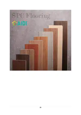 Lantai SPC AIDI Vinyl Floor SPC 6mm Motif Kayu