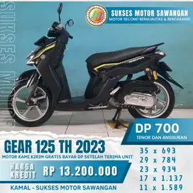 YAMAHA GEAR 125 TH 2023 1 JAM PROSES YUK ORDER PAKE CC/KREDIVO