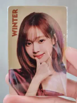 Photocard Official Nabati x Aespa Winter
