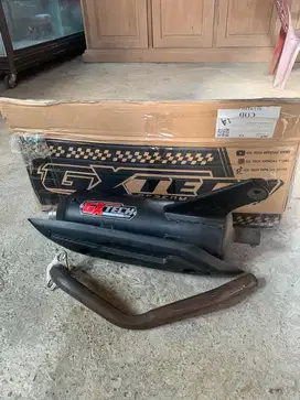 Knalpot standart racing GX tech untuk scoopy 2020 up s seperti baru