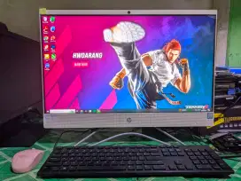 PC Hp AIO 24 Core i5 gen8+Ram12GB+SSD256+HDD1TB, Siap pakai,Bergaransi