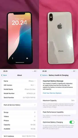 Iphone Xs Max Second Inter LL/A