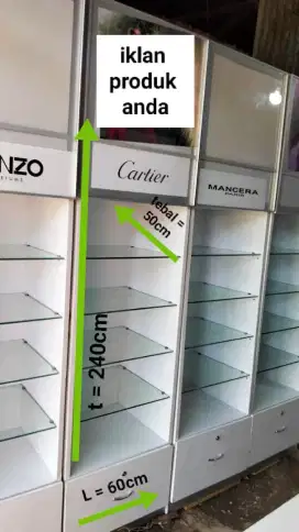 Jual furniture display/counter bekas