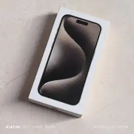 BOX/ DUS KOTAK IPHONE 15 PRO NATURAL TITANIUM 128GB