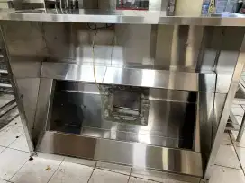 Hood kitchen stainless 150 x 120 x 50