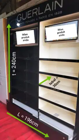Jual furniture display/ counter bekas