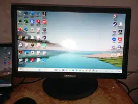 Monitor LED LENOVO 19 inch wide screen minus seperti di foto