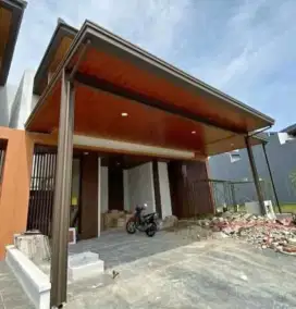 Kanopi atap alderon berikut PVC