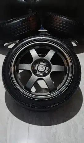 Velg R16 TE37 L 7 ET 38 + Ban #SX2 #SSR #HSR #SSW #CE28 #Rpf1 #R15