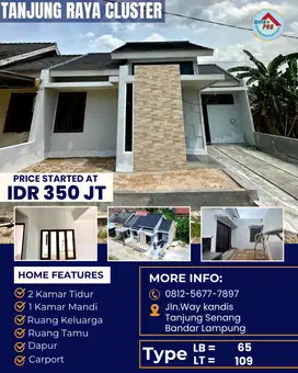 RUMAH CLUSTER MURAH ONE GATE SISTEM