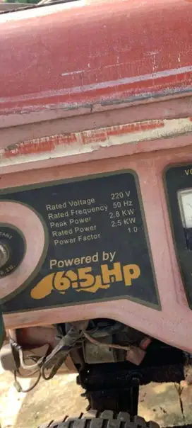 dijual cepet aja genset bensin