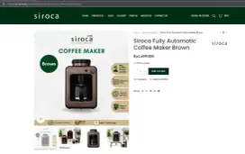 Coffee maker siroca otomatis new