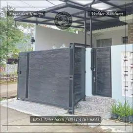 Spesialis pagar, kanopi, pintu besi henderson, tralis kasa nyamuk dll