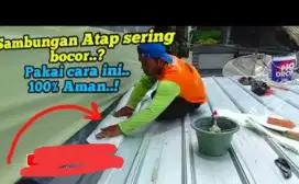 Tukang atap bocor, rembes, renovasi rumah, atap baja ringan dll