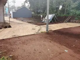 Tanah kavling jalan di cor dan lebar