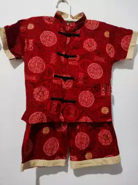 [Preloved]Cheongsam Fortune Anak Lengan Pendek