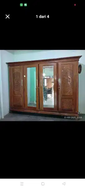 Lemari kayu jati