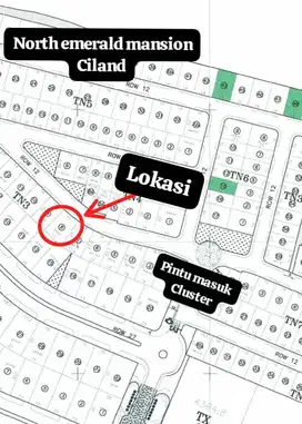 16JT/M2! DIJUAL KAVLING TANAH CITRALAND TERDEPAN NORTH EMERALD MANSION