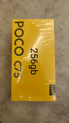 POCO C75 jual rugi 256gb segel Baru