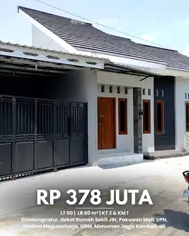 A173 - Rumah Baru Minimalis Desain Modern Lingkungan Asri