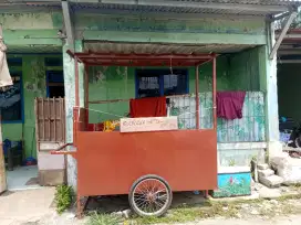 Dijual gerobak masih baru