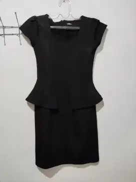 [Preloved] Dress Wanita Sepan Formal Hitam