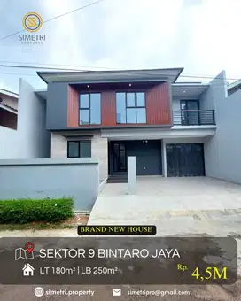 Dijual Brand New Mewah di Bintaro Jaya 9 Tangerang Selatan