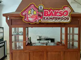 Gerobak bakso/mie ayam/soto full jati