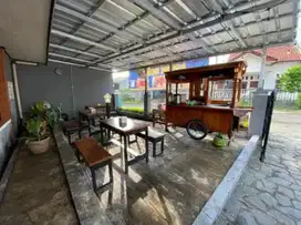 [MURAH] Gerobak Kayu Meja dan Kursi Jualan Bakso/Mie Ayam/Bubur/dll