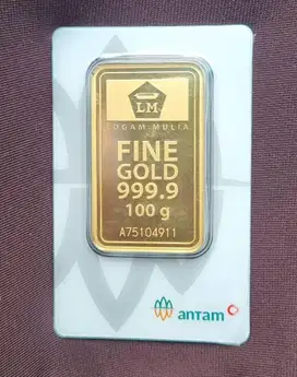 Logam Mulia Antam 100 gr certieye 2025