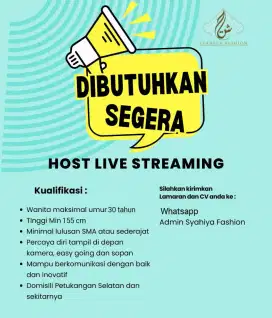 Host Live Tiktok Shopee