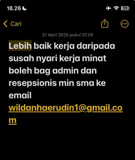 Info loker Bandung Terbaru 2025