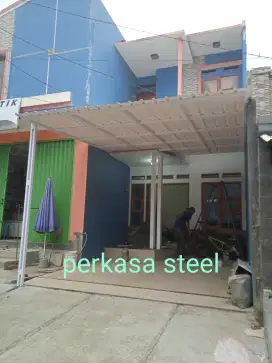 Kanopi Alderon single layer minimalis