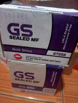 Aki GS original (gold shine ) bukan merk abal2 type gtz5s