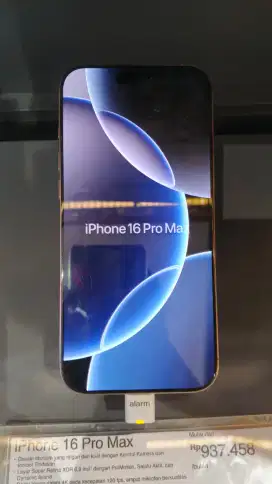 Apple iPhone 16 Pro Max. ( WAJIB MEMBACA DESKRIPSI )