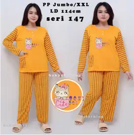 Setelan Baju Tidur Wanita PP Allsize Fit L(COD)