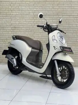 Odo 7rb Istimewa!!Honda Scoopy 2022 N Kota White Mulus Murah-Mustika