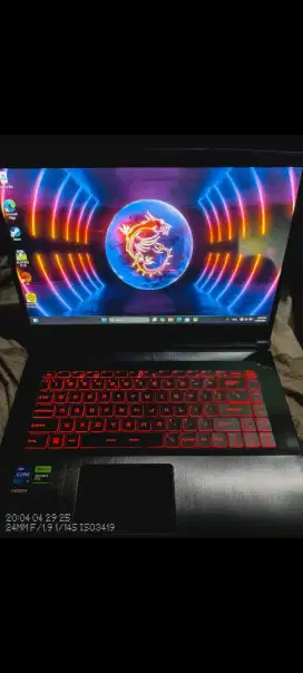 MSI thin Gaming Laptop 15,6 Core i7 gen 12th RAM 64GB RTX 3050