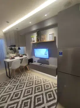Sewakan 2 BR Furnish Bagus Minimalis Luxury Bassura City Free IPL