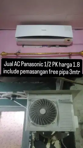 Jual AC murah Panasonic stengah PK
