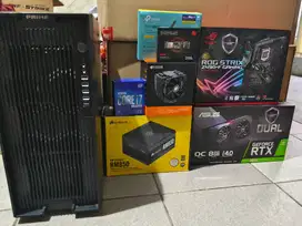 pc rakitan gaming rtx 3070 i7 10700k ram 16gb cpu komputer live stream