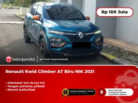 [ LOW KM ] Renault Kwid Climber AT Biru 2021 2022