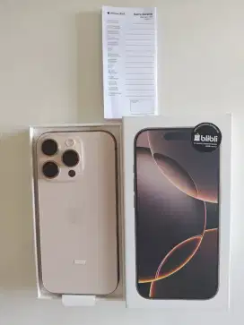 IPHONE 16 PRO DESSERT TITANIUM 512GB GARANSI RESMI