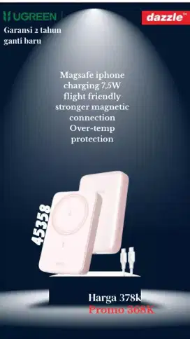 Powerbank ugreen 10K mAh fast charging