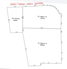 dijual tanah produktif untuk bangun gudang dll